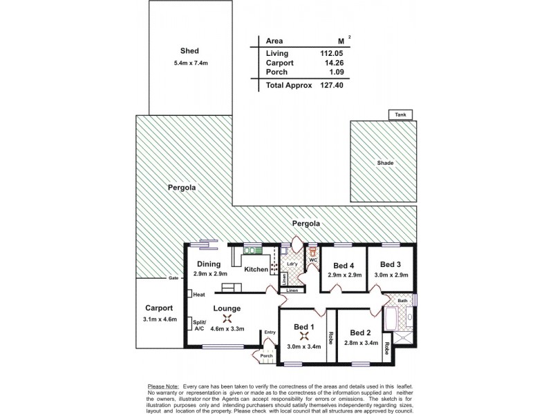17 Freeman Avenue, Morphett Vale SA 5162 Floorplan