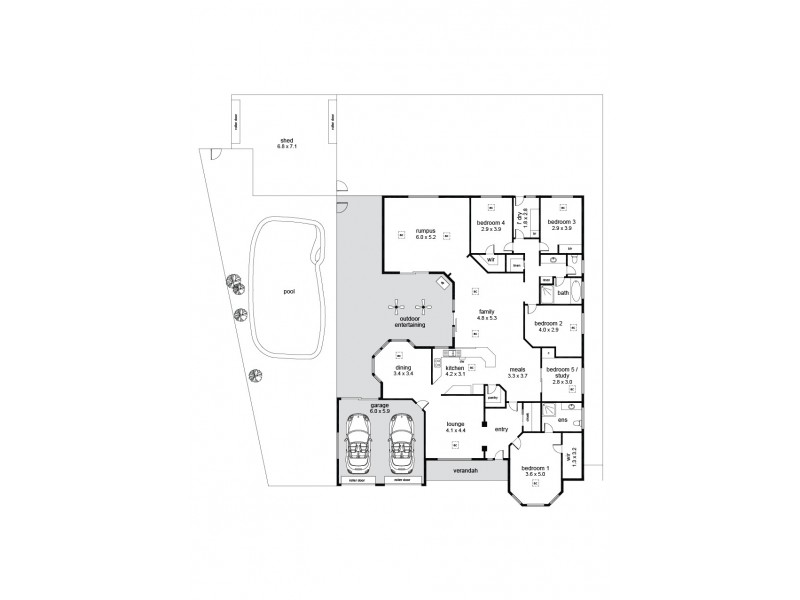 22 Jimmy Watson Drive, Woodcroft SA 5162 Floorplan