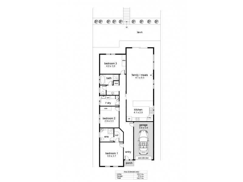 153 Coromandel Drive, Mccracken SA 5211 Floorplan