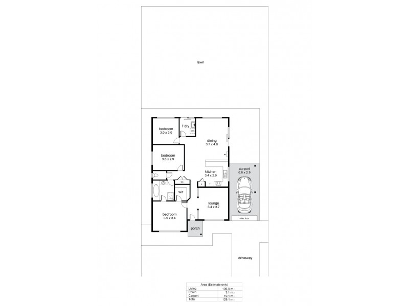 26 Perry Road, Huntfield Heights SA 5163 Floorplan