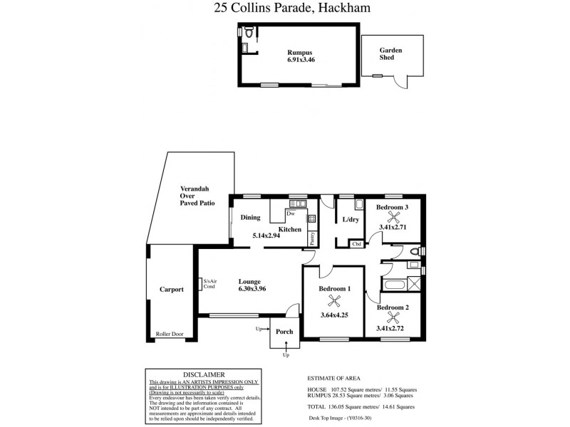 25 Collins Parade, Hackham SA 5163 Floorplan