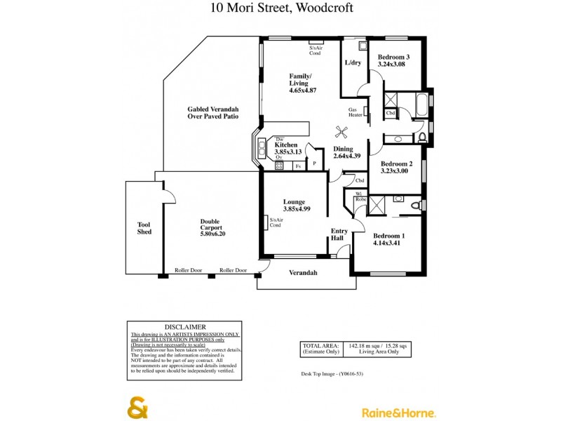10 Mori Street, Woodcroft SA 5162 Floorplan