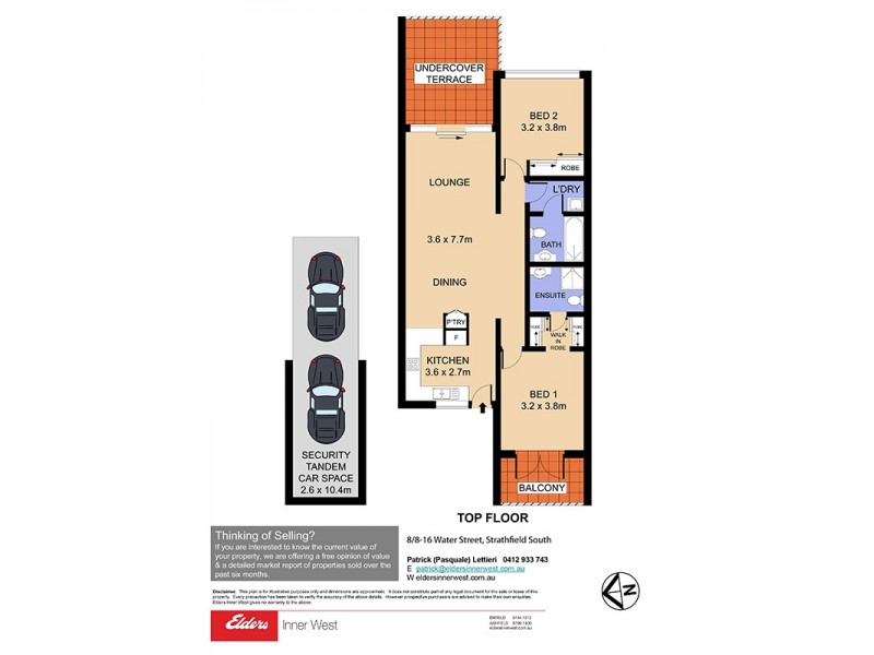 8/8-16 Water Street, Strathfield South NSW 2136 Floorplan