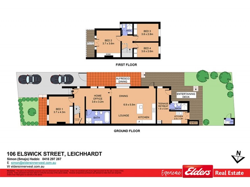 106 Elswick Street, Leichhardt NSW 2040 Floorplan