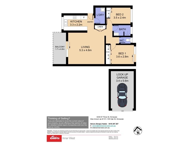8/49 Flora Street, Kirrawee NSW 2232 Floorplan