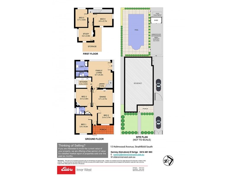 15 Holmwood Avenue, Strathfield South NSW 2136 Floorplan