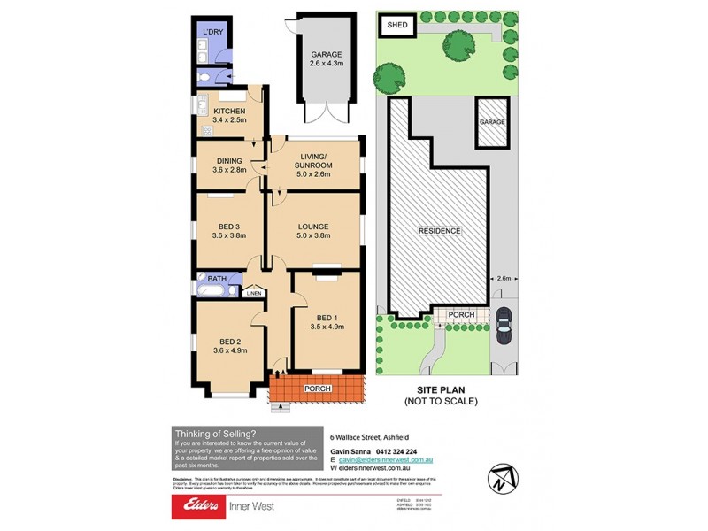 6 Wallace Street, Ashfield NSW 2131 Floorplan