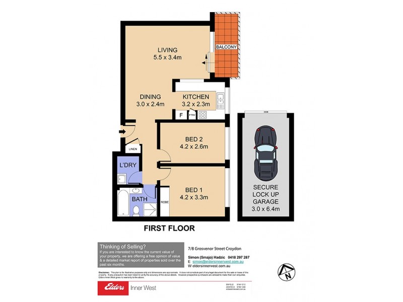 7/8 Grosvenor Street, Croydon NSW 2132 Floorplan