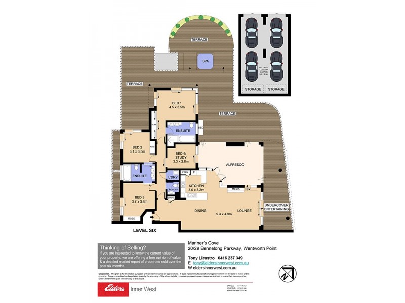 20/29 Bennelong Parkway, Wentworth Point NSW 2127 Floorplan
