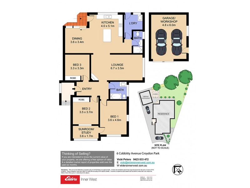 6 Cobbitty Avenue, Croydon Park NSW 2133 Floorplan