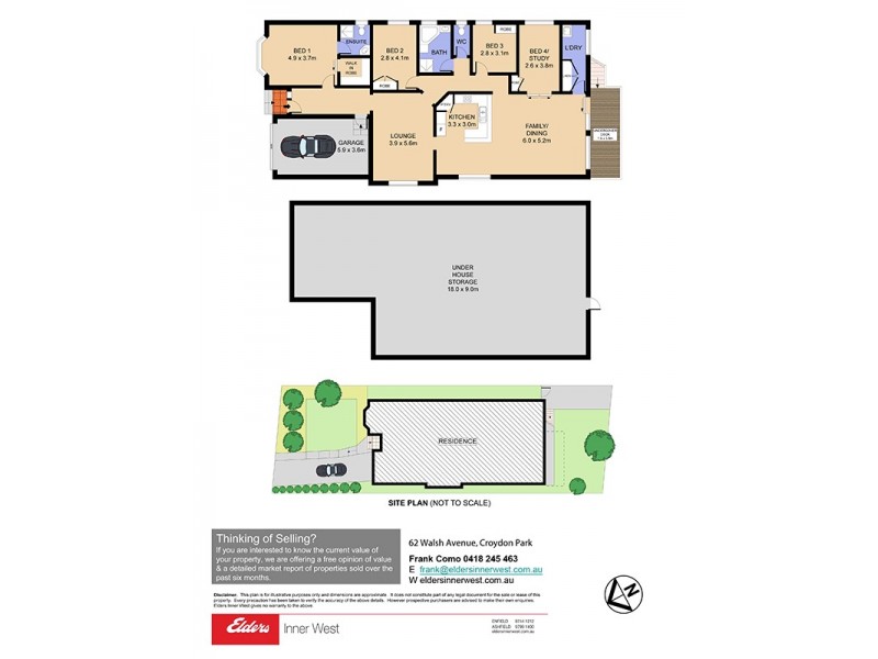 62 Walsh Avenue, Croydon Park NSW 2133 Floorplan