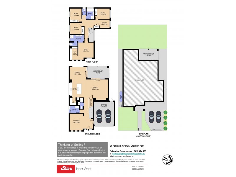 21 Fountain Avenue, Croydon Park NSW 2133 Floorplan
