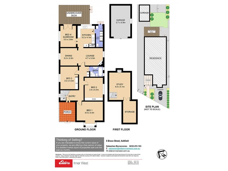 6 Bruce Street, Ashfield NSW 2131 Floorplan
