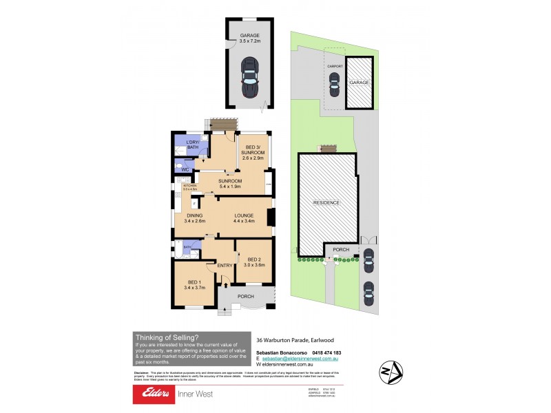 36 Warburton Parade, Earlwood NSW 2206 Floorplan