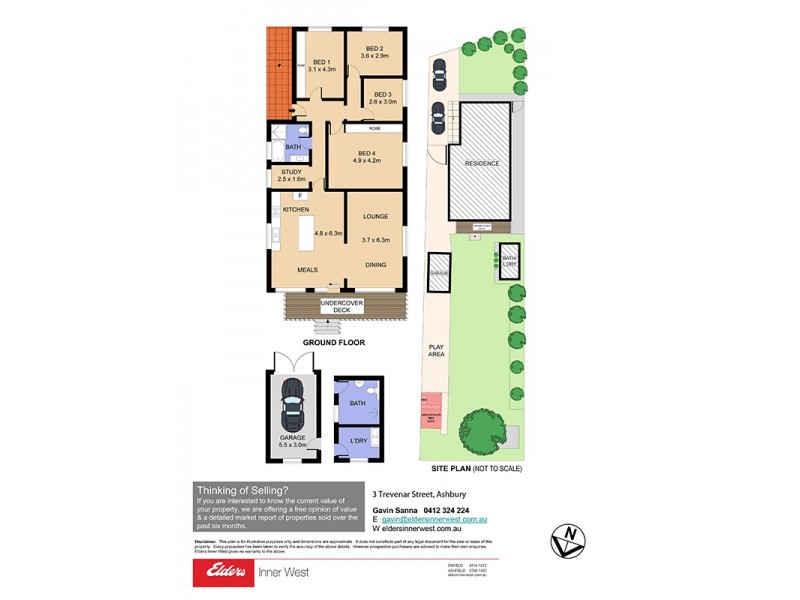 3 Trevenar Street, Ashbury NSW 2193 Floorplan