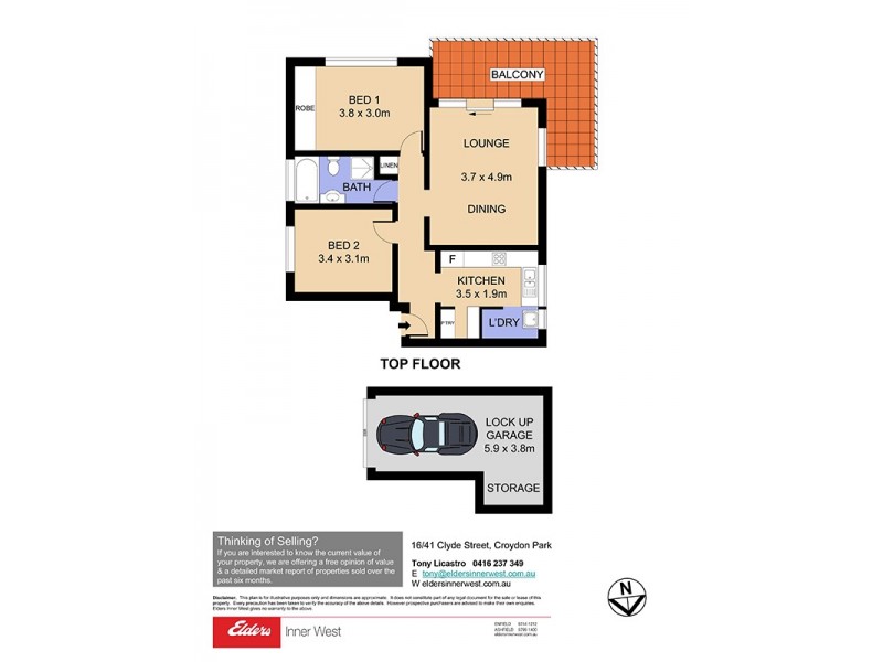 16/41 Clyde Street, Croydon Park NSW 2133 Floorplan