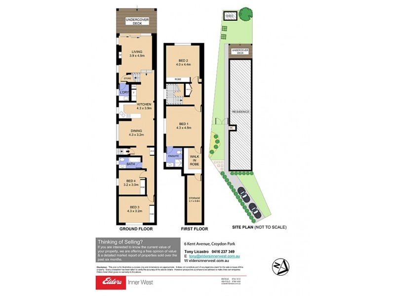 6 Kent Avenue, Croydon Park NSW 2133 Floorplan
