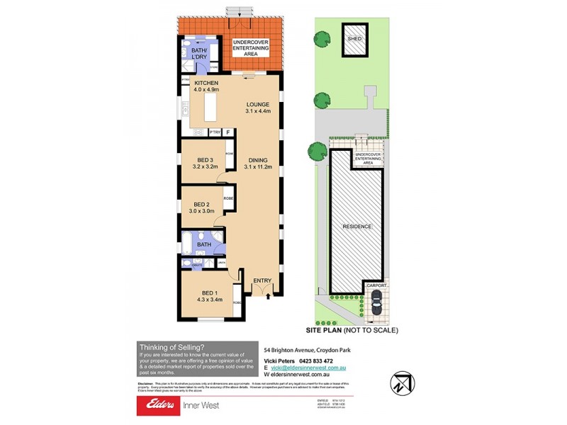 54 Brighton Avenue, Croydon Park NSW 2133 Floorplan
