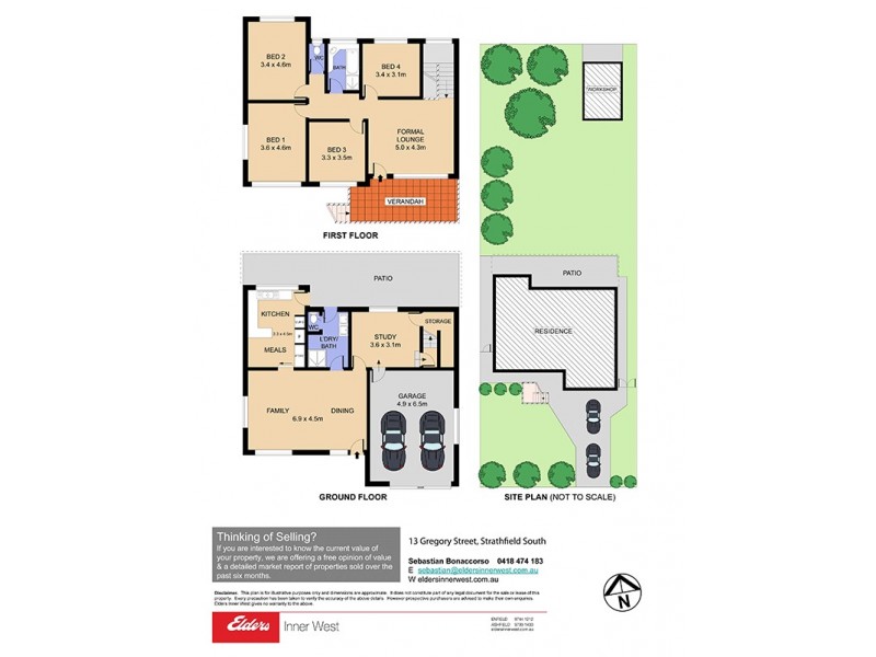 13 Gregory Street, Strathfield South NSW 2136 Floorplan