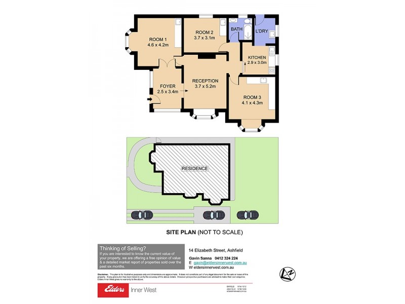 14 Elizabeth Street, Ashfield NSW 2131 Floorplan