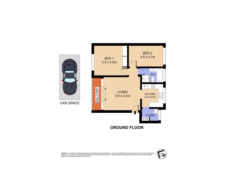2/32 Orpington Street, Ashfield NSW 2131 Floorplan