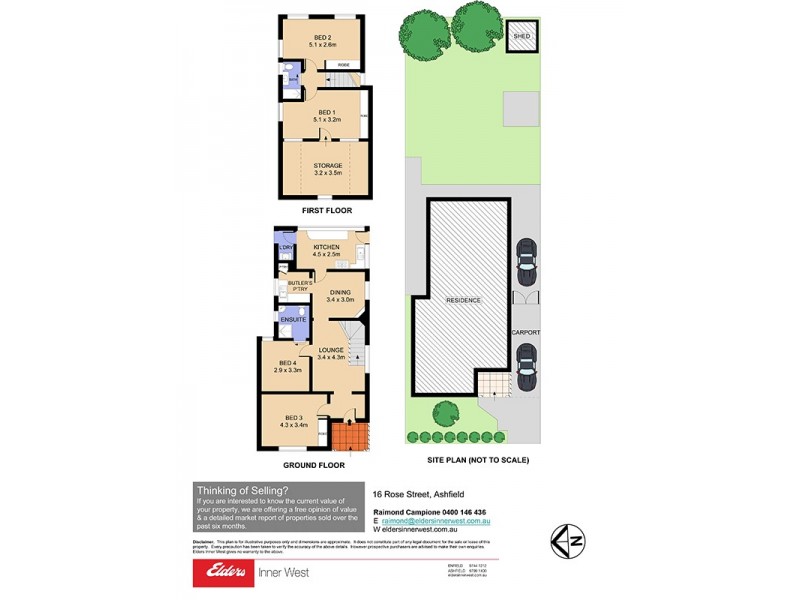 16 Rose Street, Ashfield NSW 2131 Floorplan