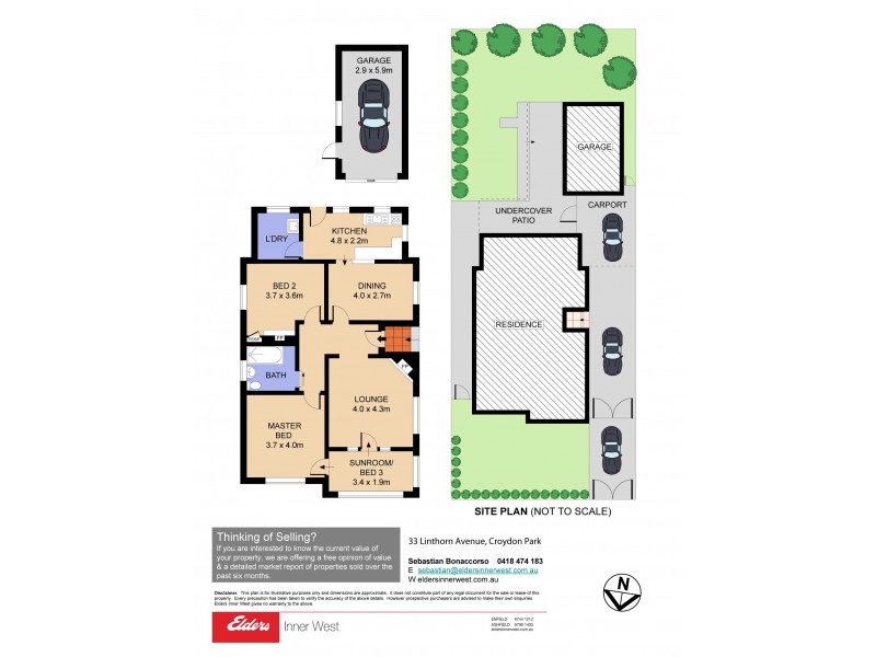 33 Linthorn Avenue, Croydon Park NSW 2133 Floorplan