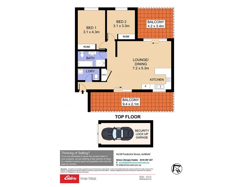 16/29-35 Frederick Street, Ashfield NSW 2131 Floorplan