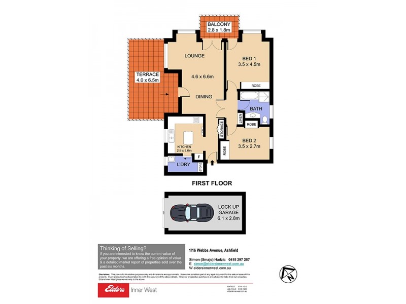 1/16 Webbs Avenue, Ashfield NSW 2131 Floorplan