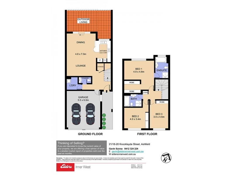 21/18-20 Knocklayde Street, Ashfield NSW 2131 Floorplan