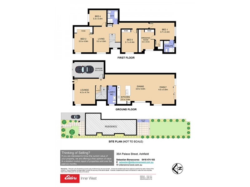 36a Palace Street, Ashfield NSW 2131 Floorplan