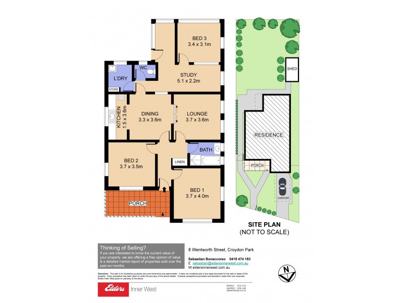 8 Wentworth Street, Croydon Park NSW 2133 Floorplan