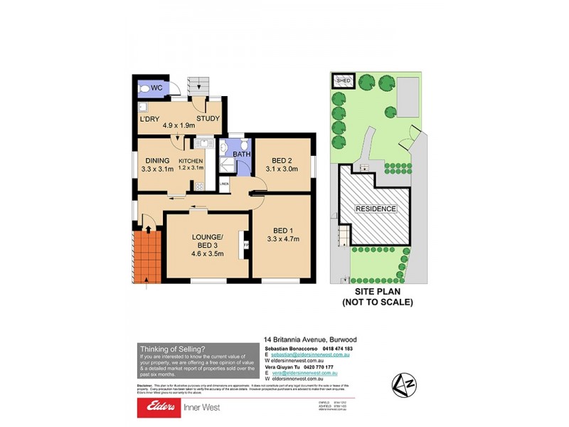 14 Britannia Ave, Burwood NSW 2134 Floorplan