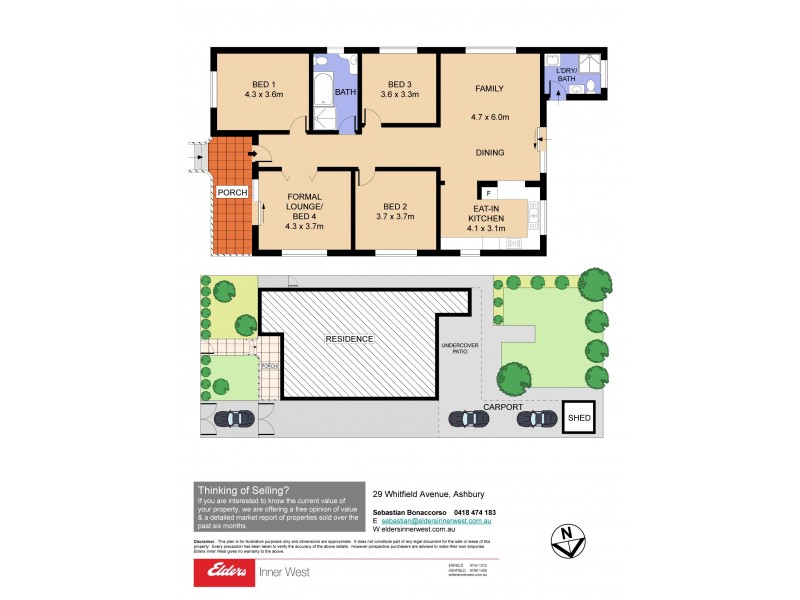 29 Whitfield Avenue, Ashbury NSW 2193 Floorplan