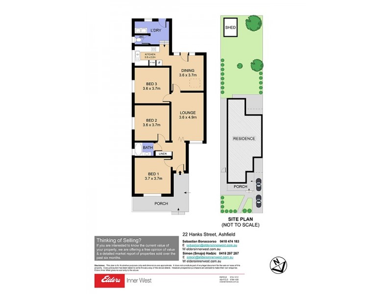 22 Hanks Street, Ashfield NSW 2131 Floorplan