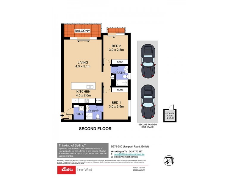 9/276-280 Liverpool Rd, Enfield NSW 2136 Floorplan