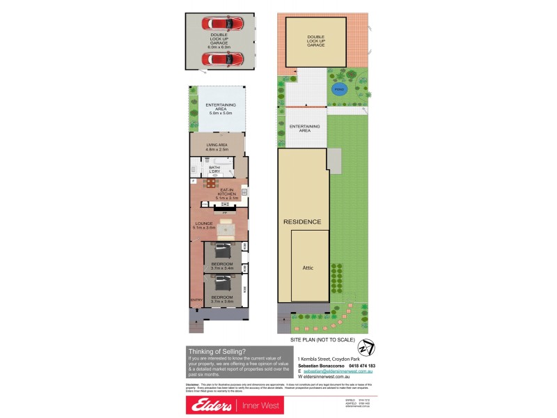 1 Kembla Street, Croydon Park NSW 2133 Floorplan