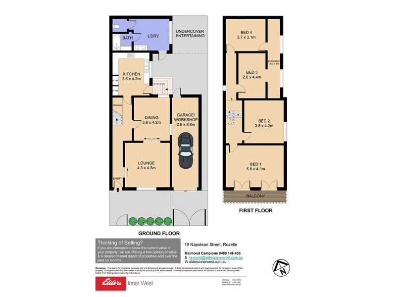 19 Napoleon Street, Rozelle NSW 2039 Floorplan