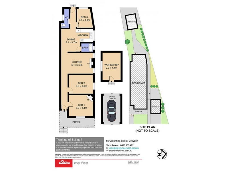 55 Greenhills Street, Croydon NSW 2132 Floorplan