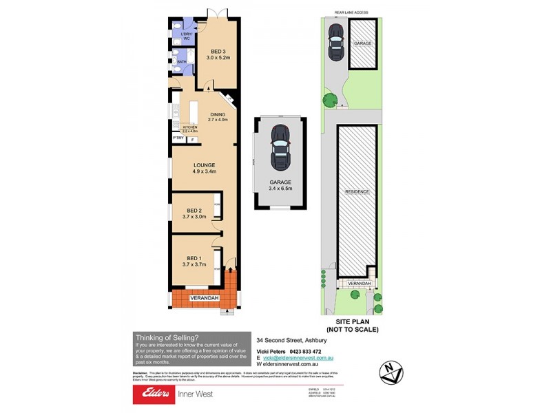 34 Second Street, Ashbury NSW 2193 Floorplan