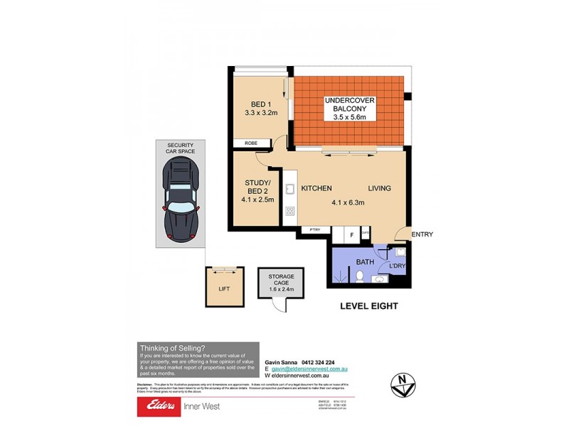 809/9-13 Parnell Street, Strathfield NSW 2135 Floorplan