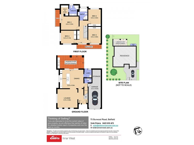 75 Burwood Road, Belfield NSW 2191 Floorplan