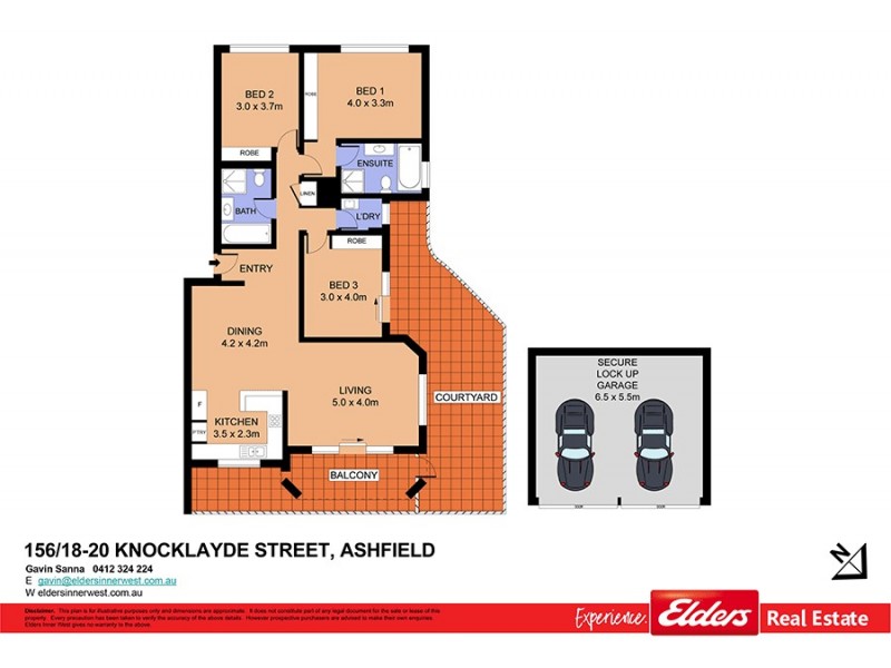 156/18-20 Knocklayde Street, Ashfield NSW 2131 Floorplan