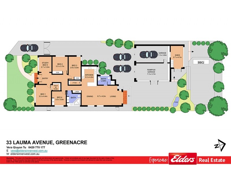 33 Lauma Ave, Greenacre NSW 2190 Floorplan
