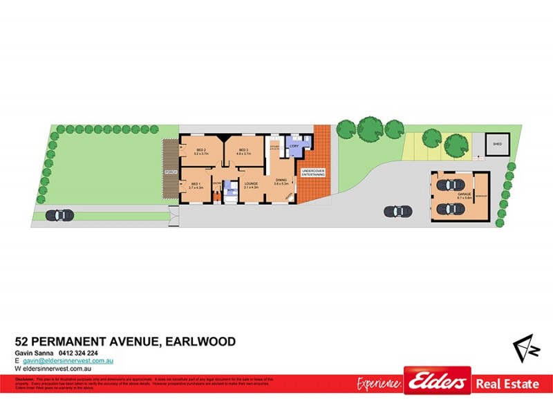 52 Permanent Avenue, Earlwood NSW 2206 Floorplan