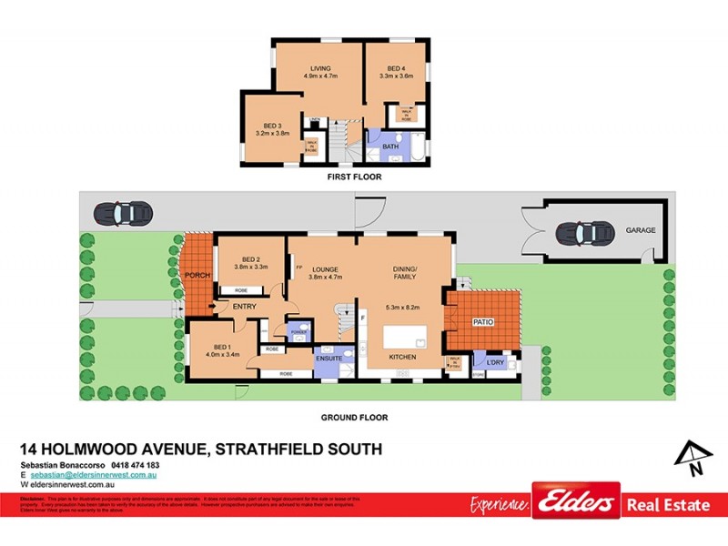 14 Holmwood Avenue, Strathfield South NSW 2136 Floorplan