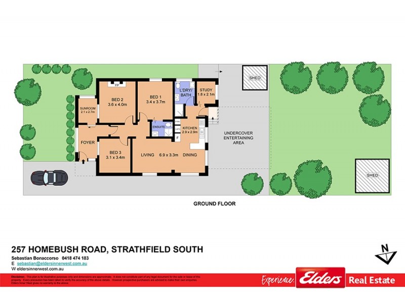 257 Homebush Road, Strathfield South NSW 2136 Floorplan