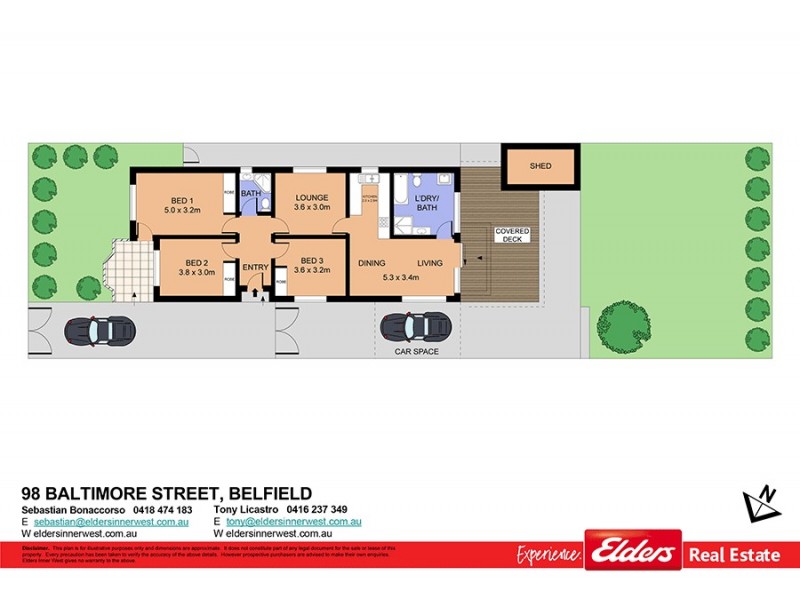 98 Baltimore Street, Belfield NSW 2191 Floorplan