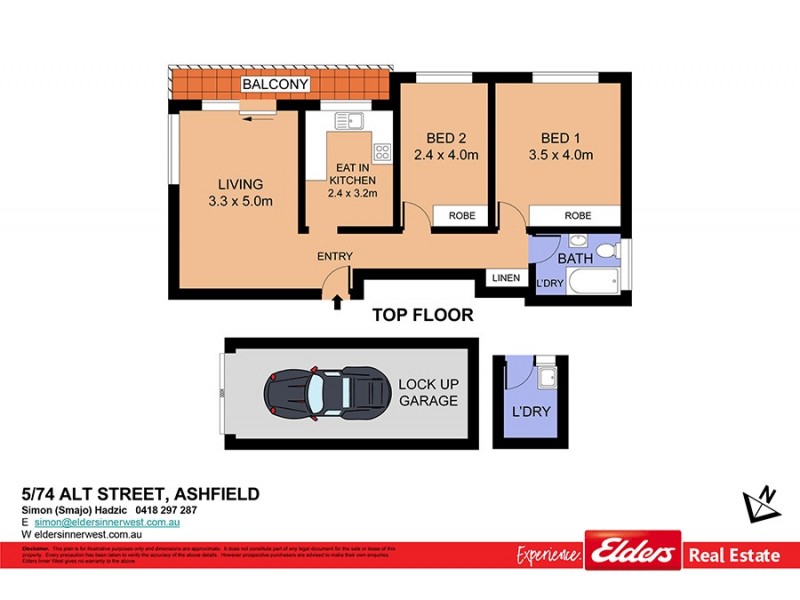 5/74 Alt Street, Ashfield NSW 2131 Floorplan