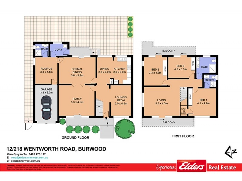 12/218 Wentworth Road, Burwood NSW 2134 Floorplan